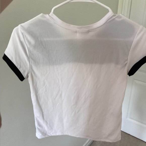 White & black butter-soft T-Shirt from Ardene - Picture 2 of 7